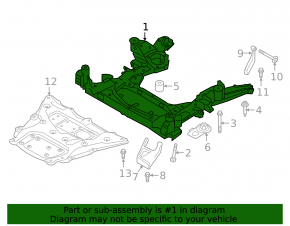 Front subframe BMW X5 G05 19-23