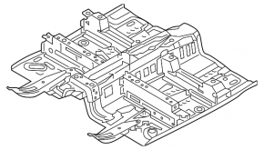 Volvo XC40 19-25 Trunk Trough