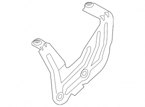 Wing bracket left upper BMW X3 G01 18- rear