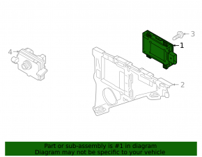Blind Spot Sensor (BSM) right Audi Q7 2021-21