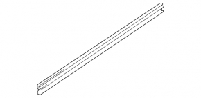 Door glass seal inner front left BMW X1 F48 16-22