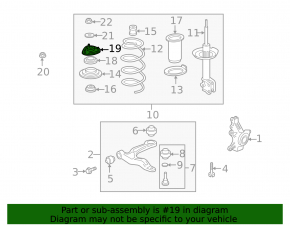 Shock Absorber Support Front Left Acura MDX 07-13