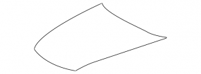 Lexus LS460 LS600h 07-12 bare hood