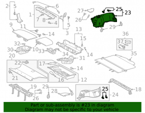 Right arch trim Lexus RX300 RX330 RX350 RX400h 04-09 black