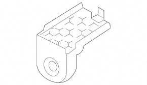 Lower left headlight mounting bracket Audi Q5 80A 18-20