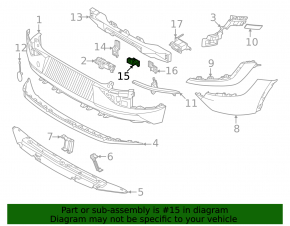 Kia EV6 22-24 Rear Bumper Reinforcement Bracket, Lower Left, Outer
