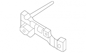 Left rear bumper reinforcement bracket for Kia K5 21-24