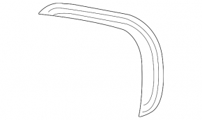 Right mirror element Lexus GX460 10-19