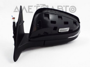 Left side mirror complete Toyota Highlander 14-19 12 pins, turn signal, backlight, BSM