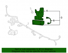 Blind Spot Sensor BSM left Hyundai Kona 18-21 1.6, 2.0