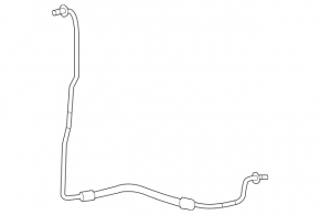 Automatic transmission cooling pipe, outlet, Mercedes W166 GLE 16-16 2.1d