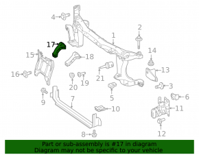 Right TV bracket Mercedes Metris W447 16-23