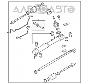 Mazda CX-7 06-09 steering rack