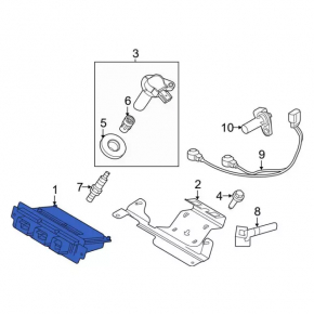Block ECU engine computer Ford Explorer 16-19 3.5