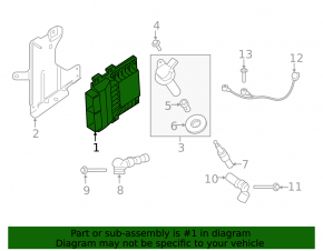 Block ECU engine computer Ford Explorer 16-19 3.5