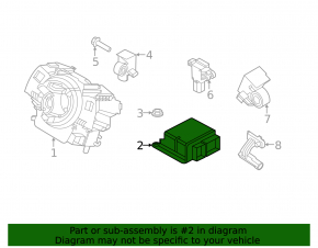 Module srs airbag computer airbags Ford Explorer 20-