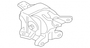 Left engine mount for Mitsubishi Outlander 2013 3.0, AWD
