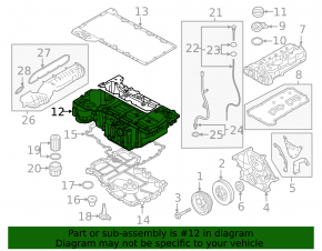 BMW X7 G07 19-25 S68T S68X Oil Sump