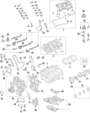Hydraulic compensator Toyota Camry v70 18-24 2.5 A25A-FKS set 16 pcs, 3k