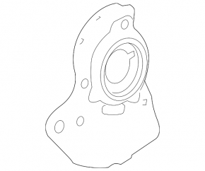 Brake Disc Cover Front Left Mercedes W221 AWD