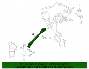 Steering joint for Toyota Prius V 12-17
