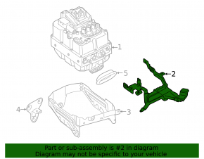 BMW 3 G20 21-25 Plug-in Inverter Bracket Internal
