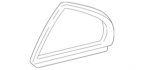 Lexus IS200 IS300 99-05 rear right triangle door glass
