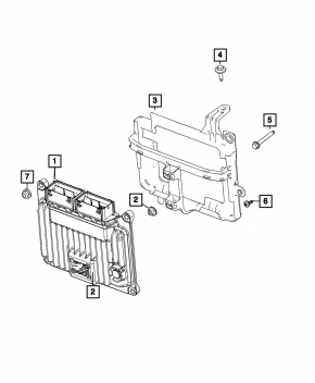 Jeep Grand Cherokee WL 22-25 PHEV Engine Computer ECU