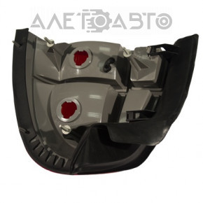 Left taillight Lincoln Town Car 98-11 scratches on glass, crack, broken housing, broken fastener