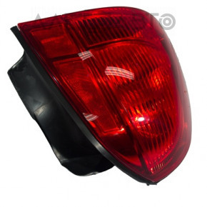 Left taillight Lincoln Town Car 98-11 scratches on glass, crack, broken housing, broken fastener