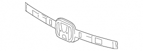 Fastening of the central molding Honda Accord 18-22
