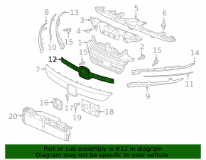 Fastening the center molding Honda Accord 18-20