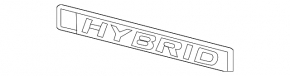 Emblem inscription HYBRID trunk lid Honda Accord 18-22