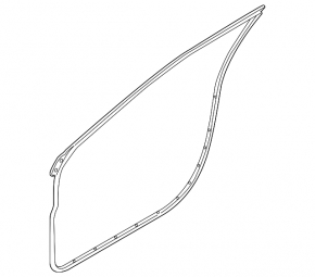 Door seal front right Hyundai Elantra UD 11-16