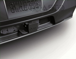 Rear bumper cover for towbar Jeep Cherokee KL 20-21