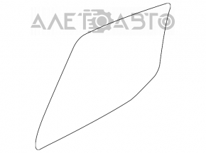 Rear left door glass for Suzuki Kizashi 10-15