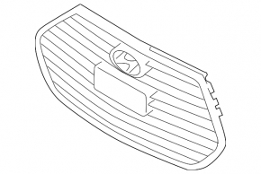 Hyundai Veloster 13-17 turbo grille