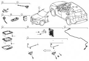 PARKING ASSIST COMPUTER Toyota Highlander 20-