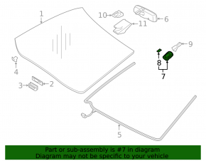 Rain sensor Lexus ES300h 19-26