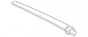 Rear wiper arm Porsche Cayenne 958 11-14