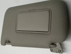 Left Nissan Leaf 13-15 visor, gray cloth, without hook
