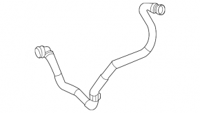 Cooling system hose Mercedes W167 GLE 450 20-23