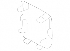 Mercedes GLA 35/45 21-26 AMG rear bumper towing hook cap (package)