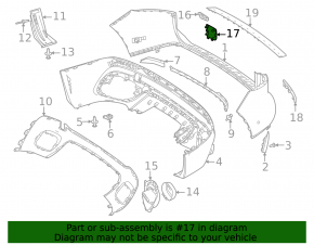 Mercedes GLA 35/45 21-26 AMG rear bumper towing hook cap (package)