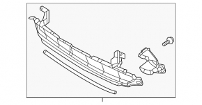 Mazda CX-30 20 Front Bumper Lower Grille - OEM
