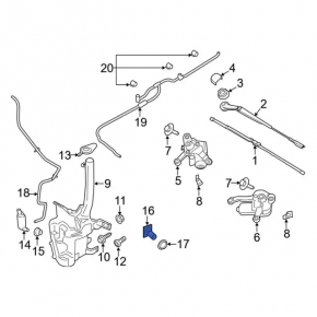 Lincoln MKZ 13-16 Washer Fluid Level Sensor