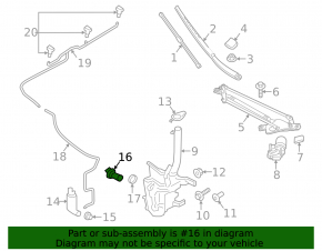 Lincoln MKZ 13-16 Washer Fluid Level Sensor