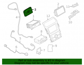 Monitor, display, navigation Ford Explorer 16-19 scratches