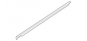 Door-glass molding, central rear left, Land Rover Range Rover Evoque 19-23