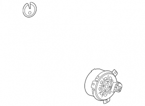 GMC Terrain 10-17 2.4 Cooling Fan Motor